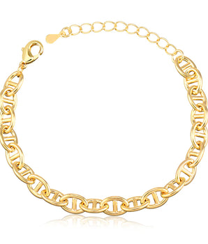 PULSEIRA BOLD BANHADO A OURO 18K