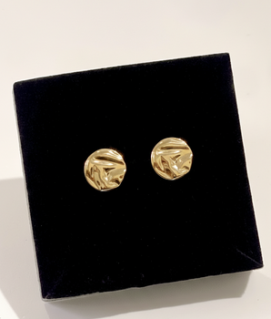 BRINCO ORB ORGÂNICO BANHADO A OURO 18K