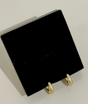 ARGOLA JUDY BANHADA A OURO 18 K