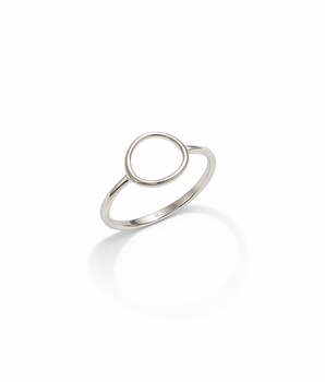 ANEL VAZADO MINIMALISTA PRATA 925