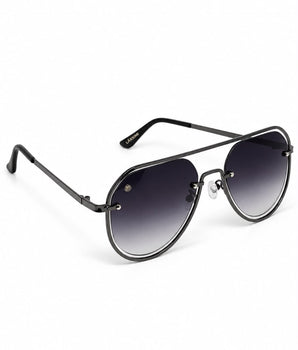 Óculos de sol aviador Styling degradê