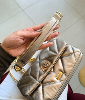Bolsa Aurora couro